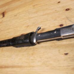 LOT EQUIPEMENT MILITAIRE BAIONNETTE ALLEMANDE DE PARADE COURTE