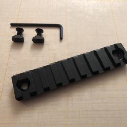 Rail picatinny: mlock 9, aluminium