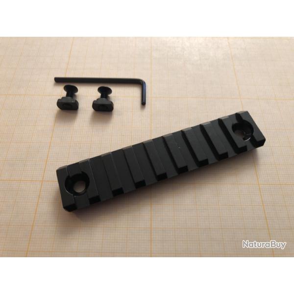 Rail picatinny: mlock 9, aluminium