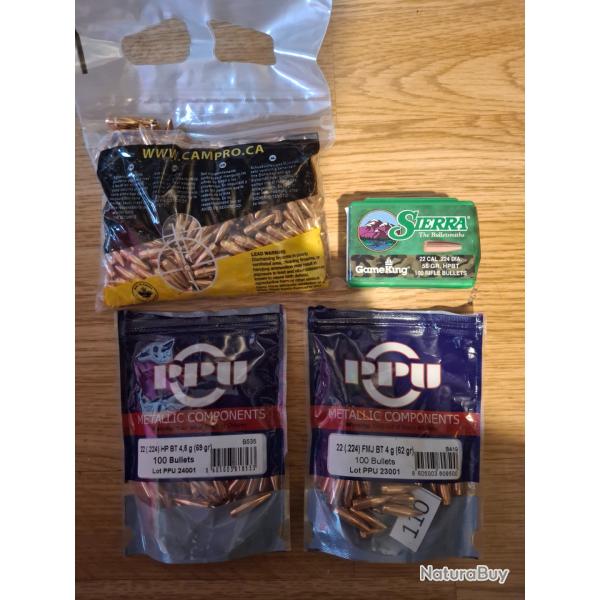 Lot Ogive 222 223 224