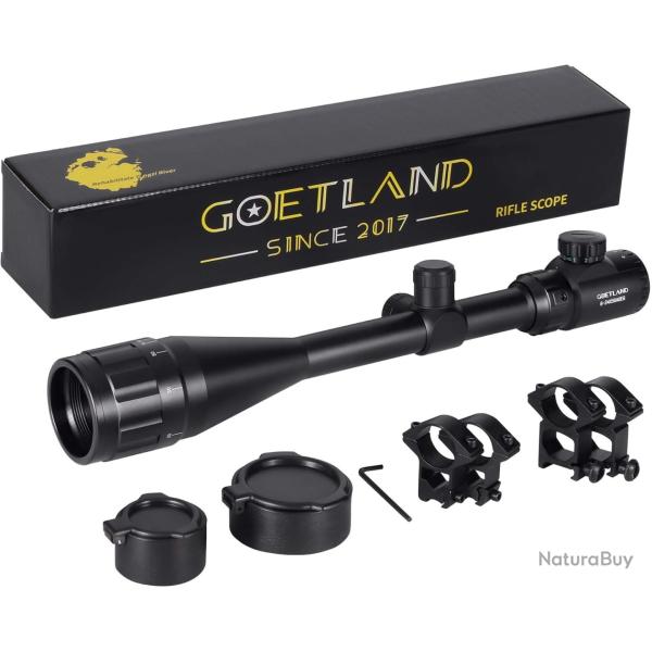 Lunettes de Vise 6-24x50 AOEG Telemetre Red Dot Rouge Vert Illumin