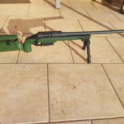 BERGARA B14 HMR WILDERNESS 6.5 creedmoor+ chassis KRG+ bipied UTG + rail penté Bergara- TOUT NEUF