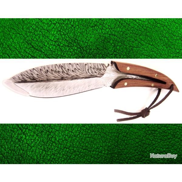 * ORIGINAL COUTEAU FIXE * LAME DCORE * MANCHE BOIS * TUI * NEUF *