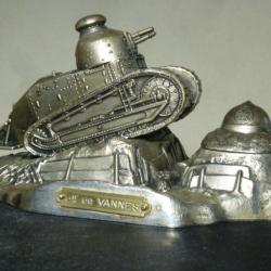 Encrier char Renault FT 17 WW1
