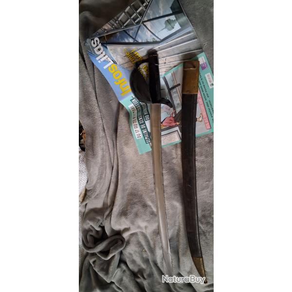 Sabre d'abordage mle 1833,janvier 1848.avec fourreau