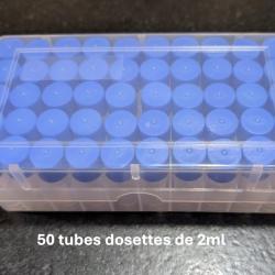 KIT DE CHARGEMENT POUDRE NOIRE 50 TUBES DOSETTES 2ml