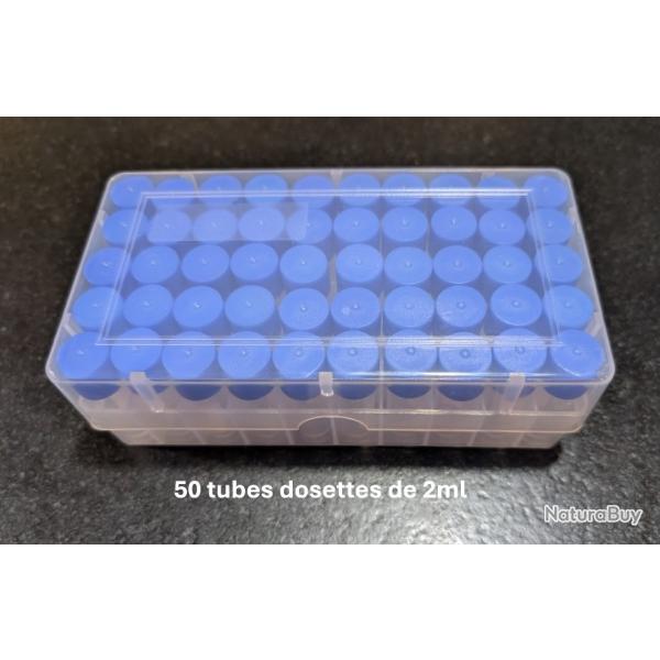 KIT DE CHARGEMENT POUDRE NOIRE 50 TUBES DOSETTES 2ml