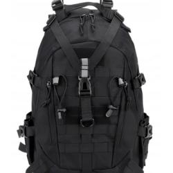 SAC &Agrave; DOS MILITAIRE TACTIQUE NOIR 35 LITRES