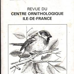le passer revue du centre ornithologique d'ile de france vol 32 1995