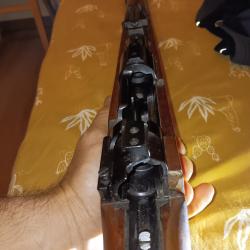 Mauser argentin 1909 chambré en .243Win avec Stetcher et rail pour lunette