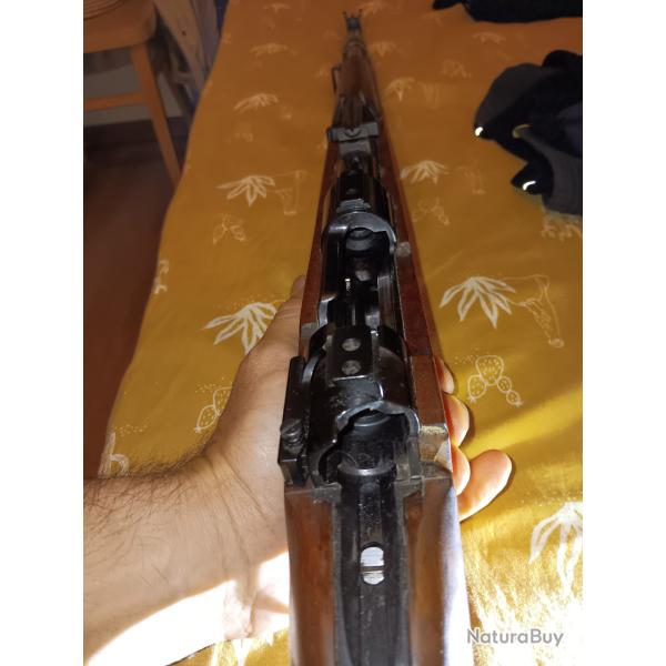Mauser argentin 1909 chambr� en .243Win avec Stetcher et rail pour lunette