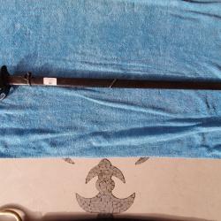 Sabre, royaume de Prusse, modèle 1889, clavier articulé avec fourreau, en très bel état