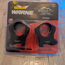 Collier Warne High 30 mm Mountain tech lightweight précision 7215M