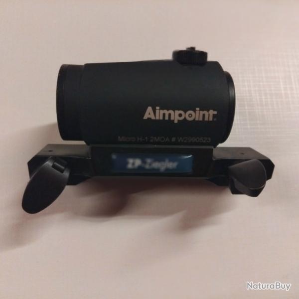 Montage lunette point rouge Blaser