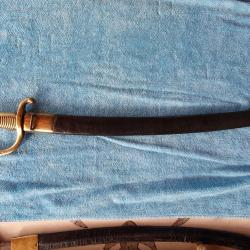 Sabre d 'infanterie, modèle AN XI, dit briquet, époque XIXème, en très bel état