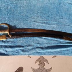 Sabre d 'infanterie, modèle 1831, époque XIXème