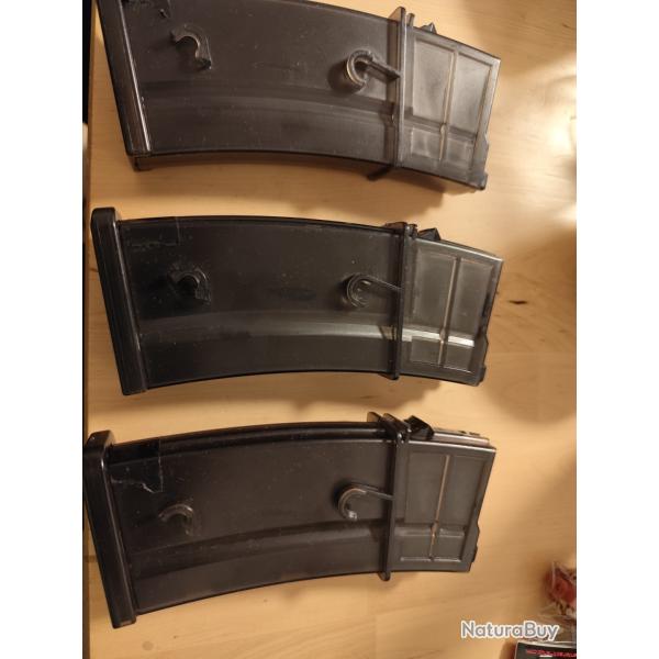 Chargeurs quasi neufs de g36 gbbr