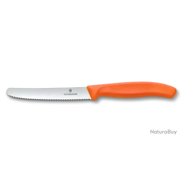 Victorinox 6.7839.C1 Couteau  tomates et de table Swiss Classic - manche orange - 1 pice