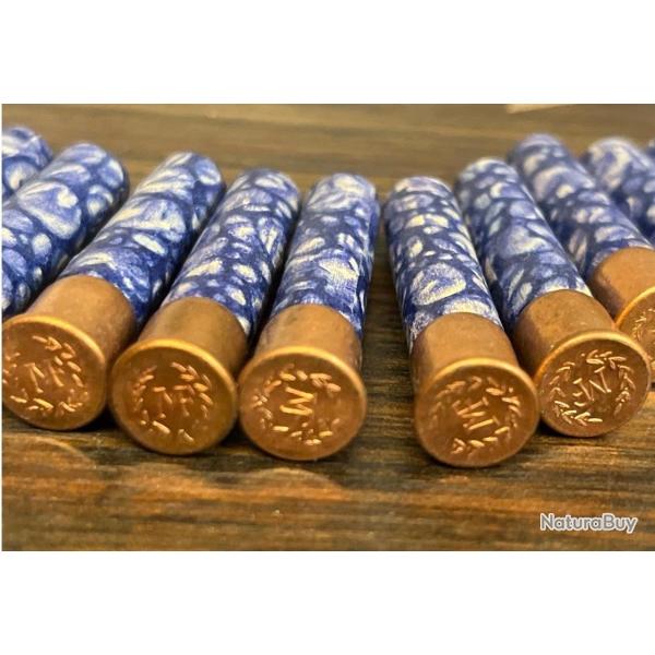 Lot de 44 cartouches 9mm flobert d'�poque