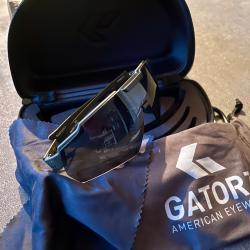 Lunette Gatorz blastshield od Green smoke black