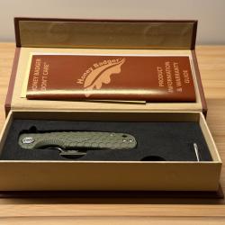 Couteau pliant edc Honey badger green Hb 1023 fs-grn