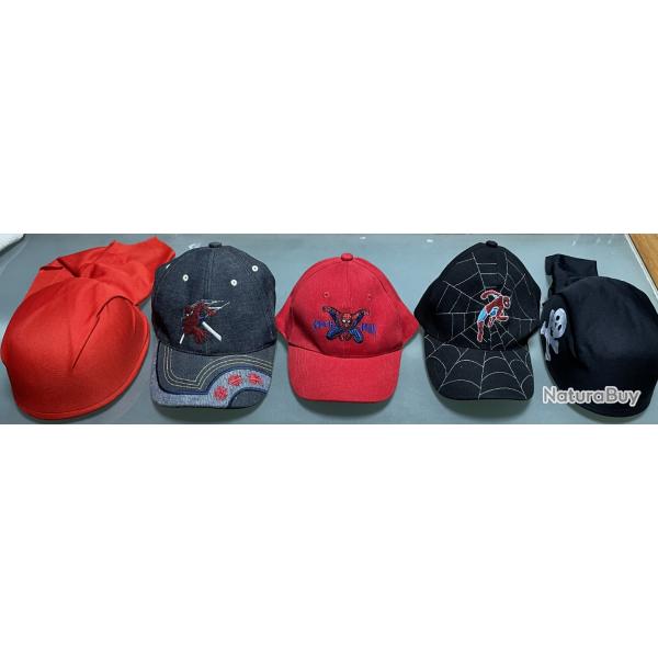 LOT CASQUETTES ENFANTS