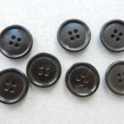 lot de 7 boutons pour veste militaire ou de chasse