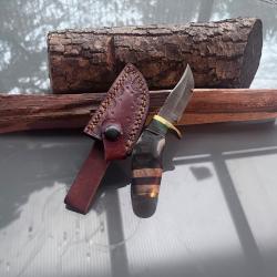 ! DESTOCKAGE ! Couteau damas de noel