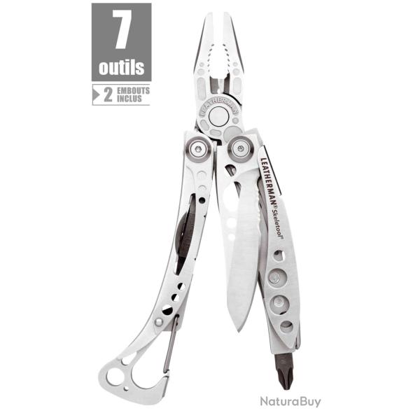 Leatherman 830956 Skeletool Alu Pince 7 Fonctions sans Boite sans Etui