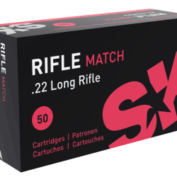 Cartouches SK Rifle Match cal. 22 LR x 50