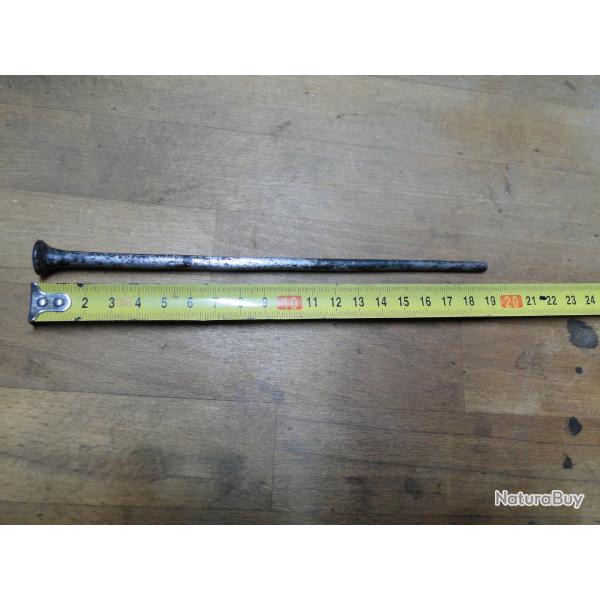 baguette pour pistolet fin 18� d�but 19�
