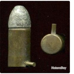 7 mm à broche - - étui cuivre ou laiotn - balle plomb - plusieurs disponibles