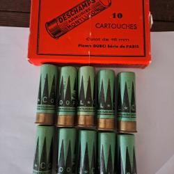 Boîte de10 cartouches anciennes cal 12 COOPAL douilles cartons