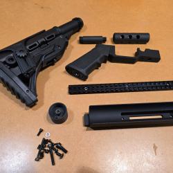 Kit de carrosserie tactique (look AR15) en aluminium pour Artemis T-Rex, sans impression 3D