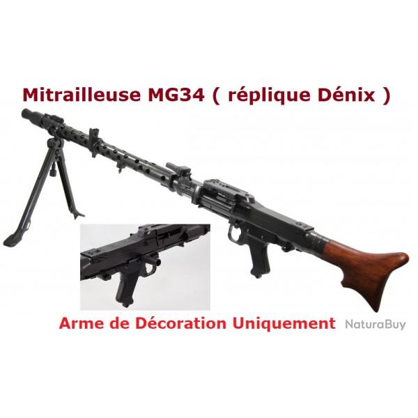 Rplique de la clbre Mitraillese MG 34