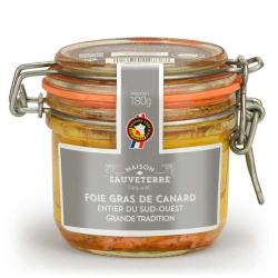 Foie gras de canard entier IGP Sud-Ouest Grande Tradition - Bocal Le Parfait 180g