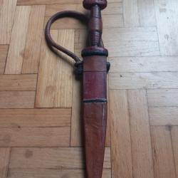 Couteau africain traditionnel provenance Tchad