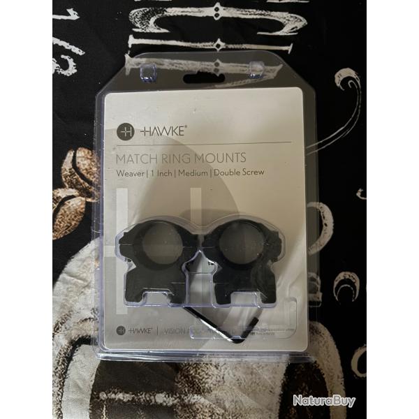 Montage optique Hawke Hauteur mdium Pour rail de 21mmNeuf jamais mont