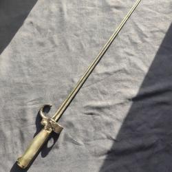 Baionnette Lebel 1886-15 1er type avec quillon