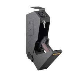 Coffre-Fort Verrouillage Code Clavier Numérique, 2 Clés, Stockage Sécurisé Sous Table