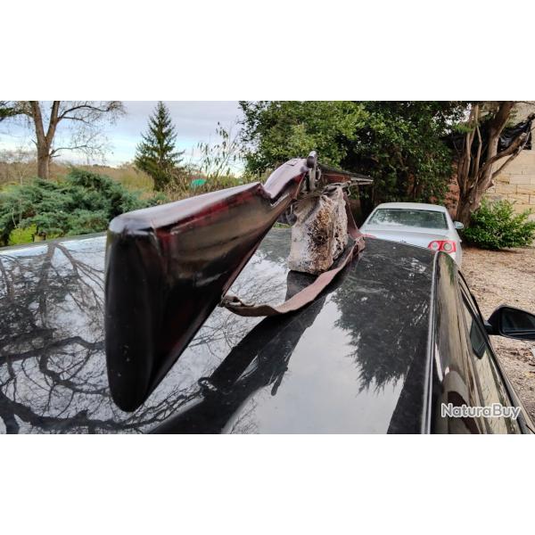 Fusil canardier poudre noire percussion 18e