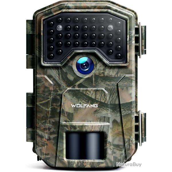 Camra de Chasse,48MP 4K HD Camra Chasse avec 940nm No Glow Vision Nocturne,IP66 Etanche