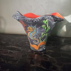 vase  Vallauris  " hippocampe "  1950   tr&egrave;s bon &eacute;tat
