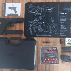 Glock 17 gen 5 semi automatique 9mmPAK + nombreuses options (pack prêt à tirer)