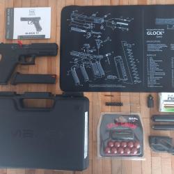 Glock 17 gen 5 semi automatique 9mmPAK + nombreuses options (pack pr&ecirc;t &agrave; tirer)