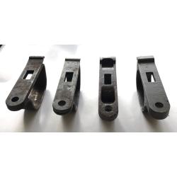 Lot de 4 pontets MAS 36, 2 du 1er type et 2 du 2 eme type