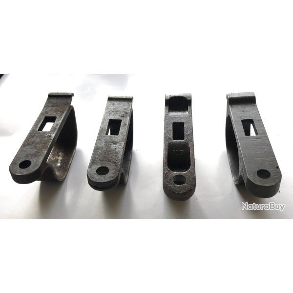 Lot de 4 pontets MAS 36, 2 du 1er type et 2 du 2 eme type