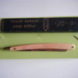 Rasoir spécial pour effiler coupe choux " MAUBERT" avec boite origine