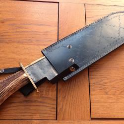 SUPERBE GRAND COUTEAU GEANT BIG BOWIE - OCCASION COMME NEUF, POUR FONCTION//COLLECTION - LONG = 63cm