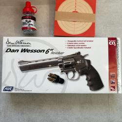 Pistolet &agrave; bille acier Dan Wesson 6